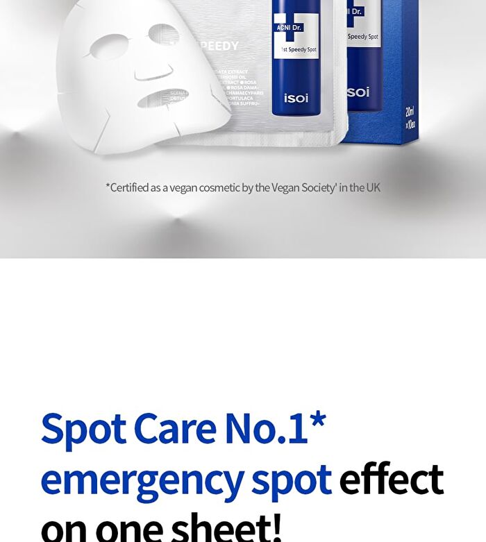 Isoi ACNI Dr. 1st Speedy Mask Set - 20ml x 10 pcs