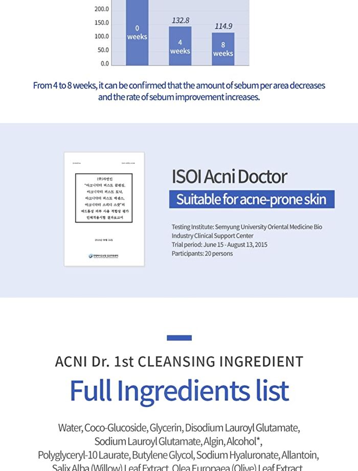 Isoi ACNI Dr. 1st Cleansing - 130ml