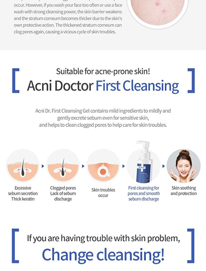 Isoi ACNI Dr. 1st Cleansing - 130ml
