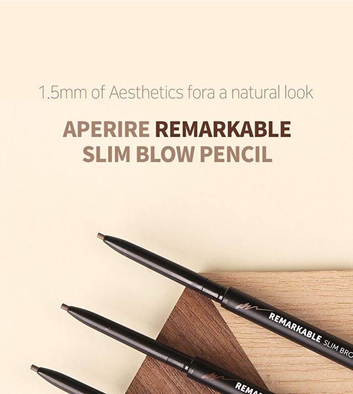 Remarkable Slim Brow Pencil - 3 Colors - #02 Natural Brown