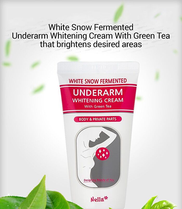 White Snow Fermented Underarm Whitening Cream With Green Tea - 50ml