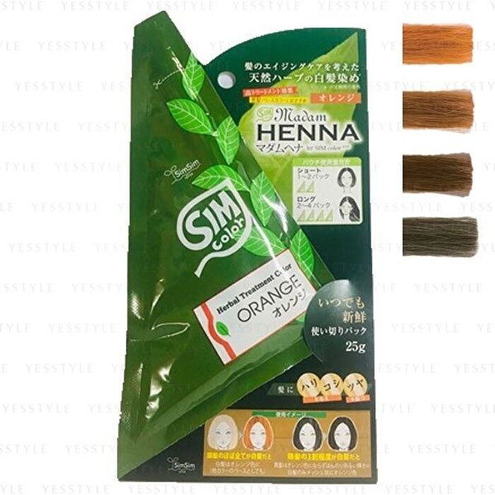 Madame Henna Herbal Treatment Color - Brown
