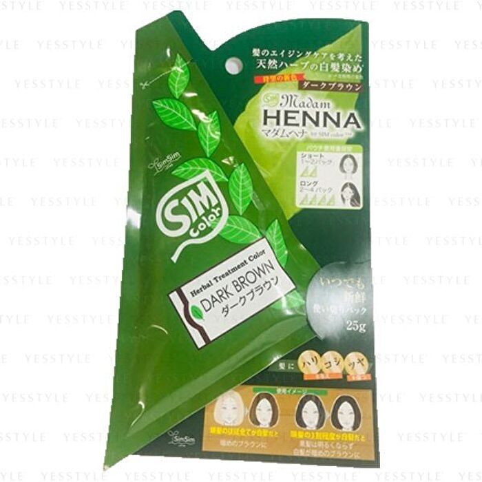 Madame Henna Herbal Treatment Color - Brown