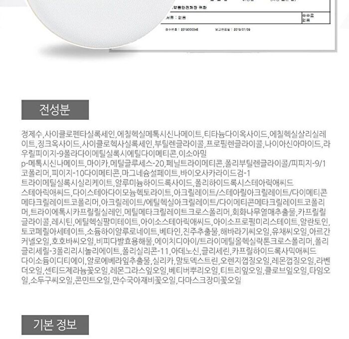 White Snow Brightening Fermented Whitening Cushion - 15g