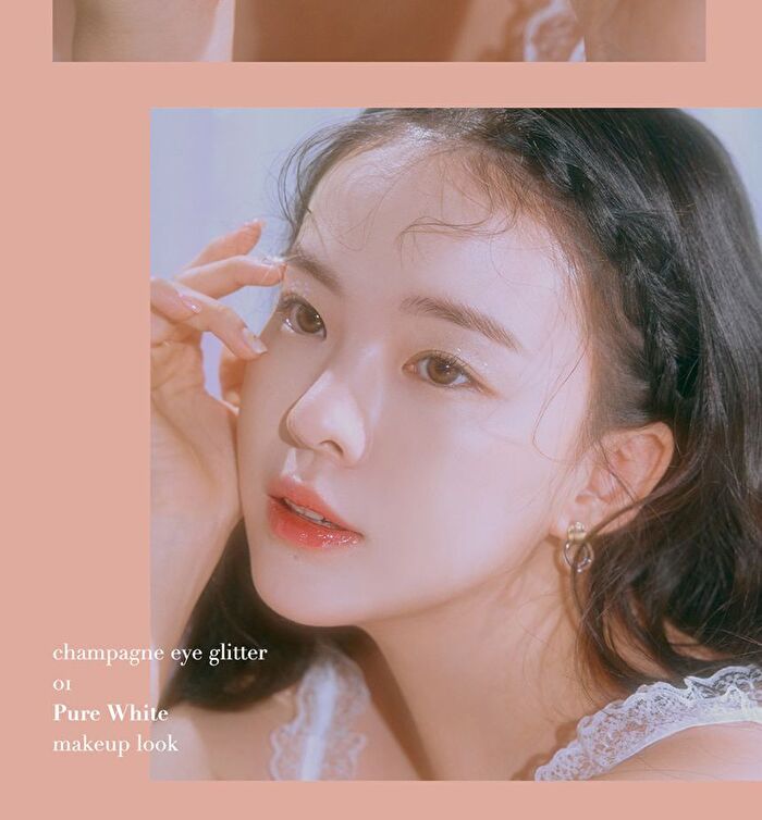 Champagne Eye Glitter - 3 Colors - #02 Valentine Pink