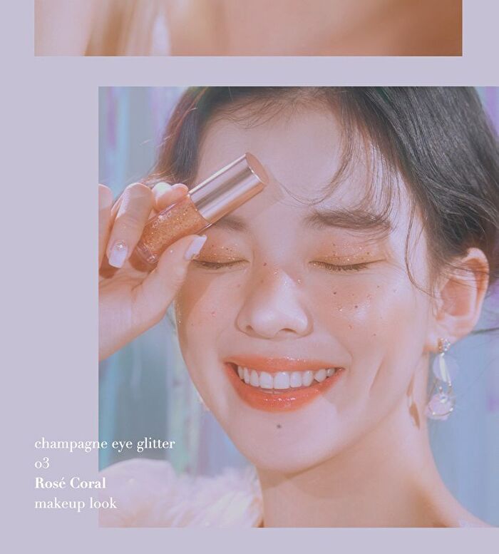 Champagne Eye Glitter - 3 Colors - #03 Rose Coral