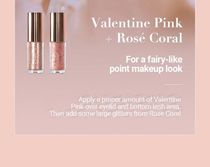 Champagne Eye Glitter - 3 Colors - #03 Rose Coral