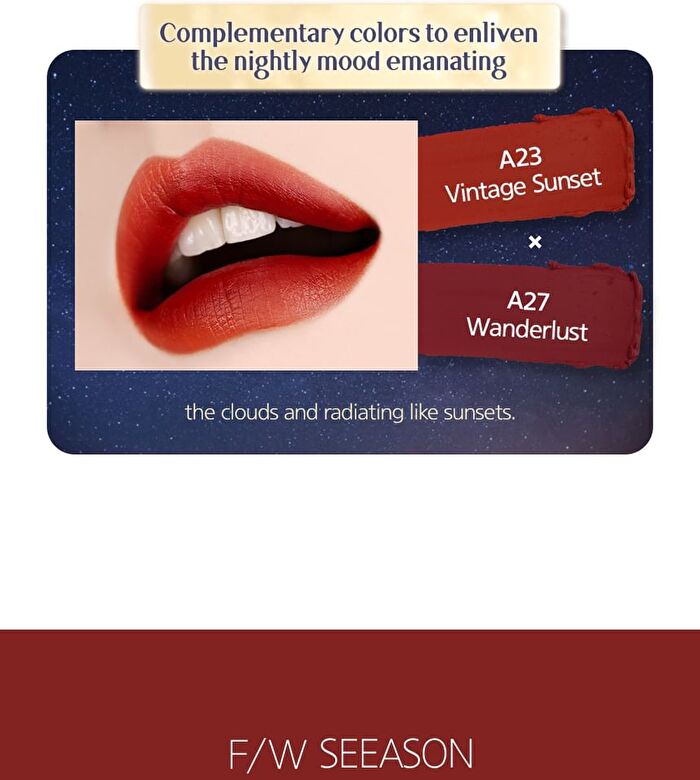 Black Rouge Air Fit Velvet Tint SEASON 5 - 5 Colors - A25 Pink Pillow
