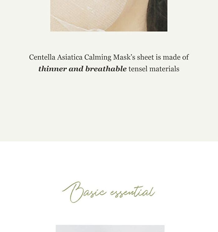 Beauty of Joseon Centella Asiatica Calming Mask - 25ml x 1 pc