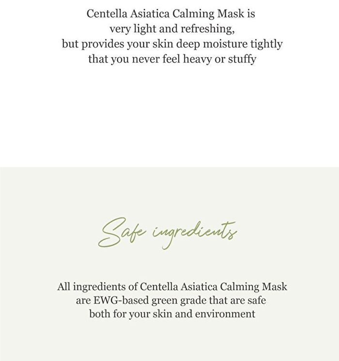 Beauty of Joseon Centella Asiatica Calming Mask - 25ml x 1 pc