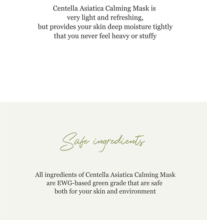 Beauty of Joseon Centella Asiatica Calming Mask Set - 25ml x 10 pcs