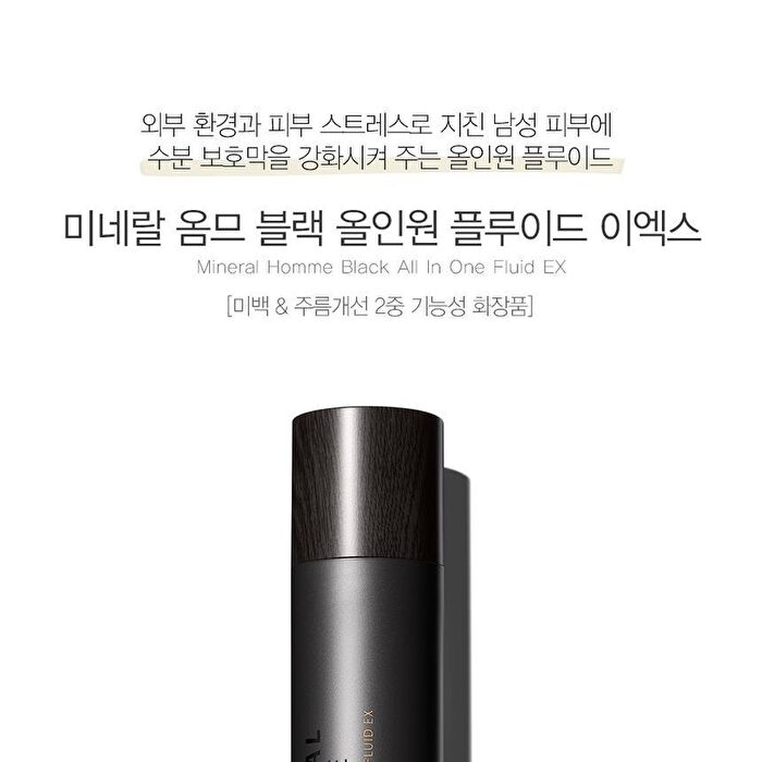 Mineral Homme Black All In One Fluid EX - 100ml