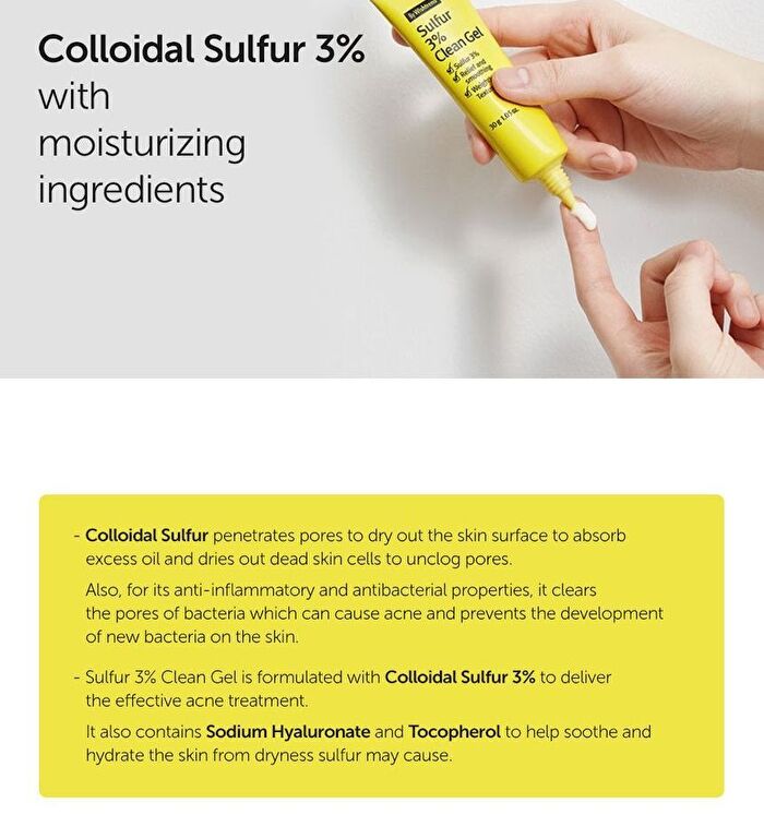 Sulfur 3% Clean Gel - 30g