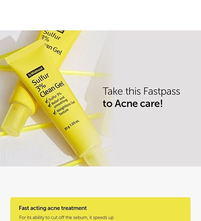 Sulfur 3% Clean Gel - 30g
