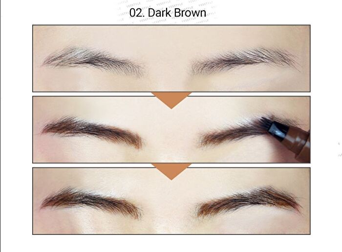 Fork Eyebrow Tint - 4 Colors - #04 Grey Black