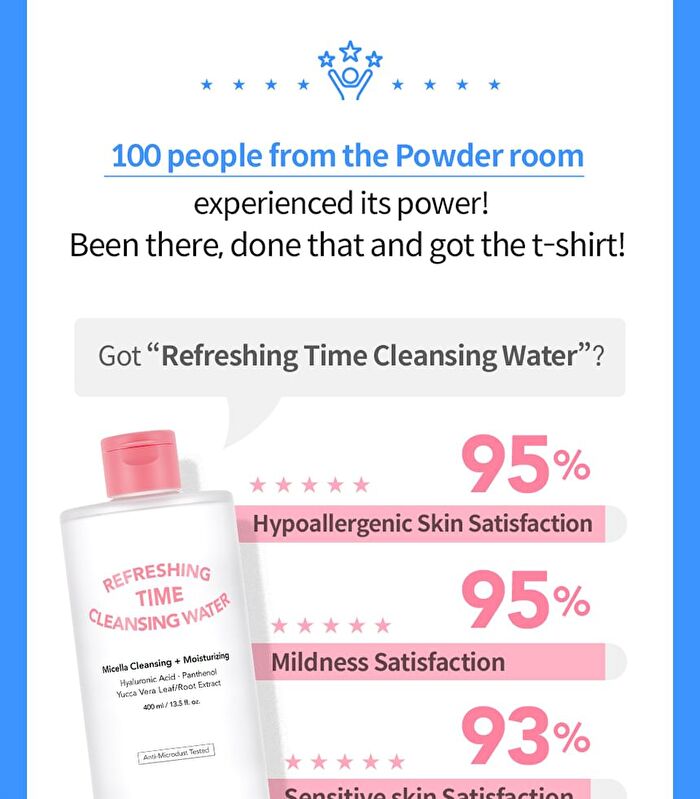reduire Refreshing Time Cleansing Water - 400ml