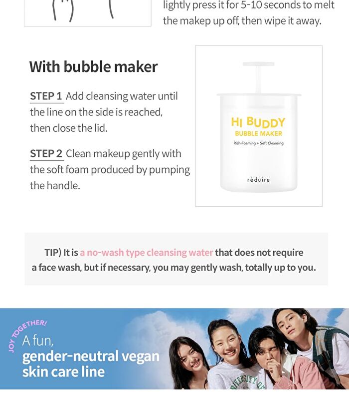reduire Refreshing Time Cleansing Water - 400ml