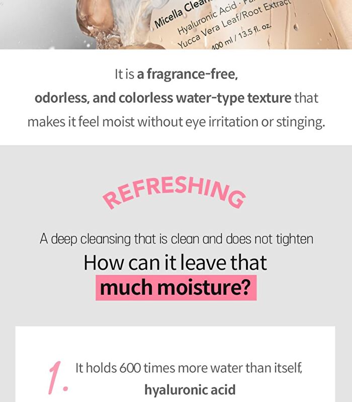 reduire Refreshing Time Cleansing Water - 400ml