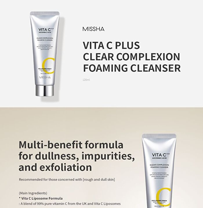 Vita C Plus Clear Complexion Foaming Cleanser - 120ml