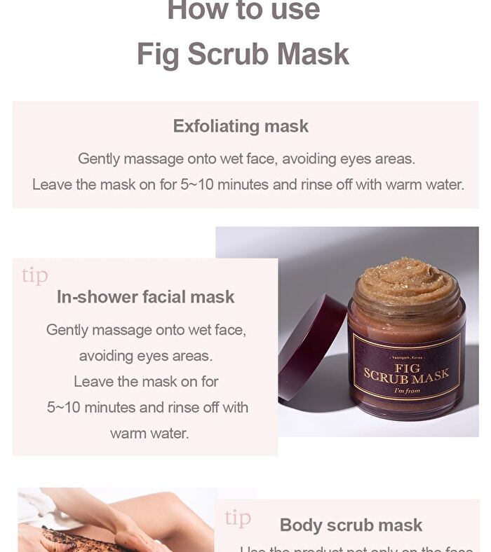 Fig Scrub Mask - 2020 Version - 120g