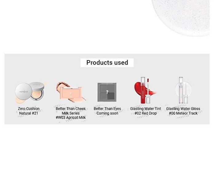 romand Glasting Water Gloss - 3 Colors - #01 Sanho Crush