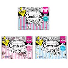 Unicharm Center-In 1/2 Extra Heavy Day Wing Feminine Pads 24.5cm - No Fragrance - 16 pcs