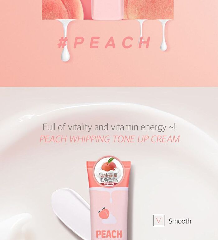Coringco Peach Whipping Tone Up Cream - 50ml