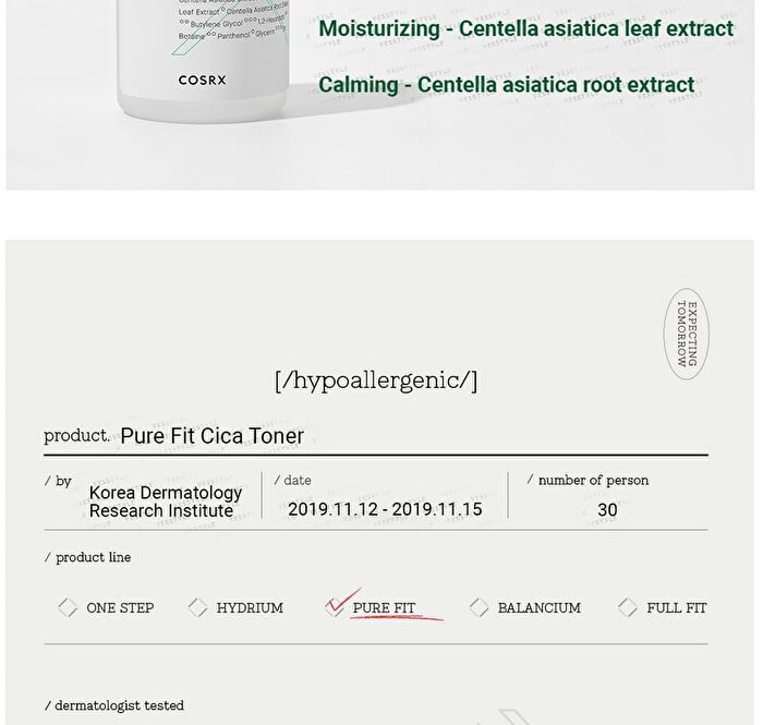 Cosrx Pure Fit Cica Toner - 150ml