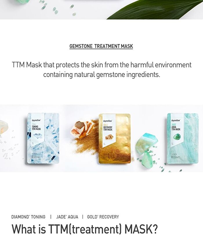 TTM Mask - 3 Types - #01 Jade Aqua