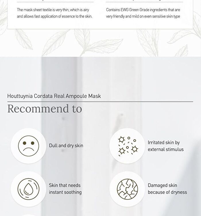 Real Ampoule Mask Set - 2 Types - #02 Snow Mushroom