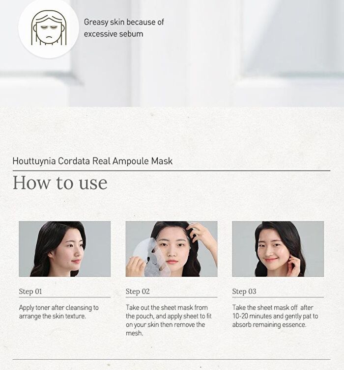 Real Ampoule Mask Set - 2 Types - #02 Snow Mushroom
