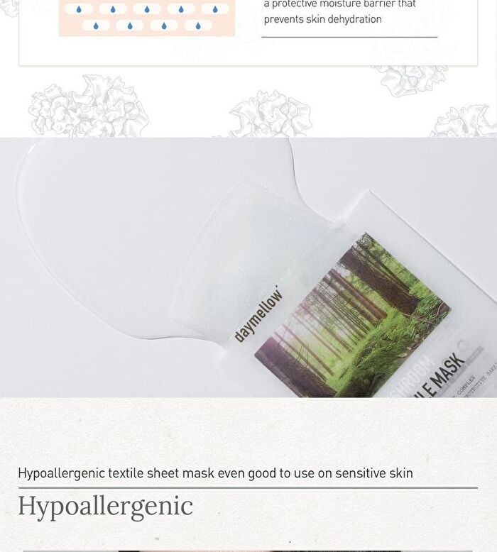 Real Ampoule Mask Set - 2 Types - #02 Snow Mushroom