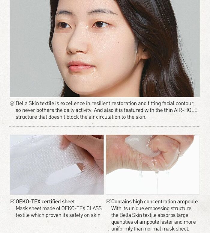 Real Ampoule Mask Set - 2 Types - #02 Snow Mushroom