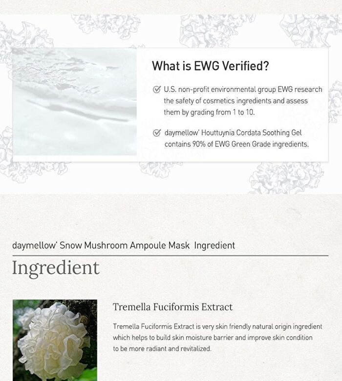 Real Ampoule Mask Set - 2 Types - #02 Snow Mushroom