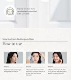 Real Ampoule Mask Set - 2 Types - #02 Snow Mushroom