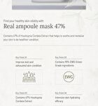 Real Ampoule Mask Set - 2 Types - #02 Snow Mushroom