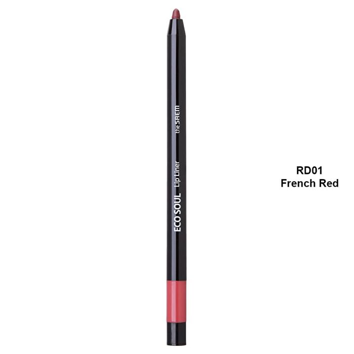 Eco Soul Lip Liner - 3 Colors - #RD01 French Red