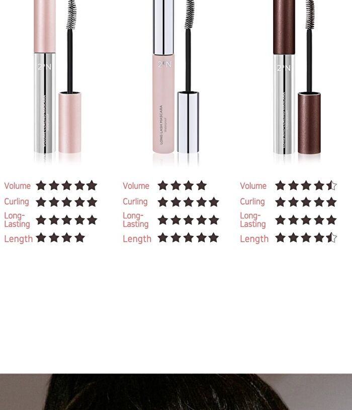 Mascara - 3 Types - Long & Curling