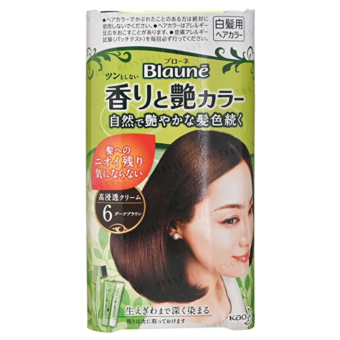 Blaune Aroma & Gloss Hair Color Cream - 5 Brown