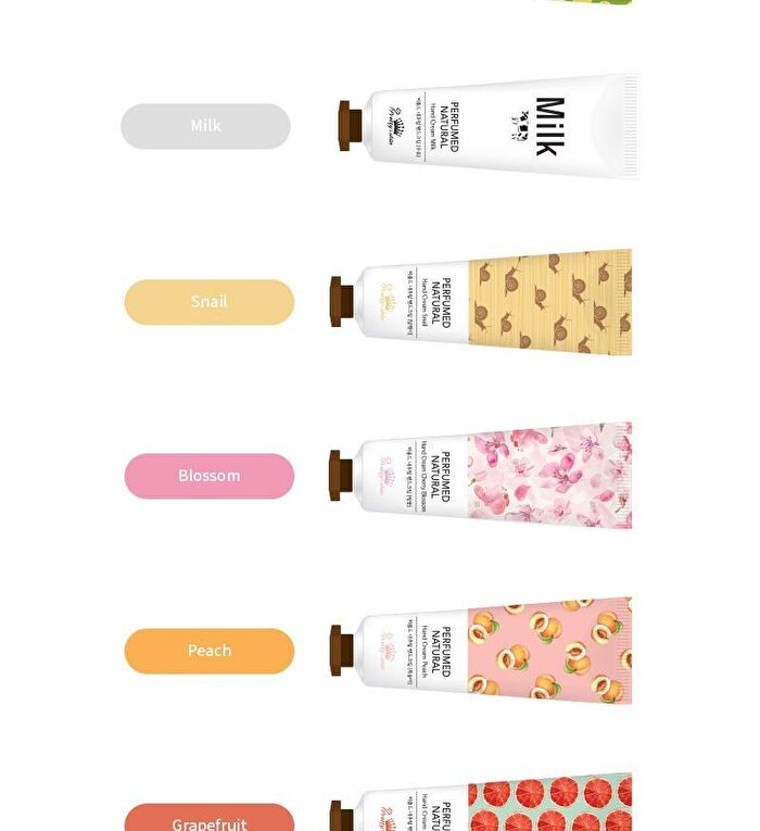 Natural Hand Cream - 15 Types - Grapefruit