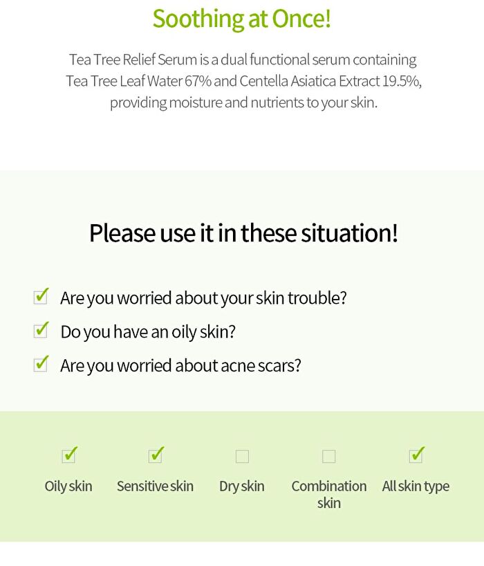 Tea Tree Relief Serum Mini - 15ml