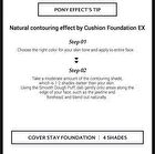 Coverstay Cushion Foundation EX - 4 Colors - #002 Natural Ivory
