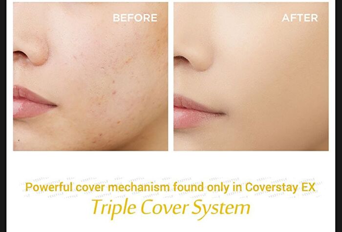 Coverstay Cushion Foundation EX - 4 Colors - #003 Nude Beige