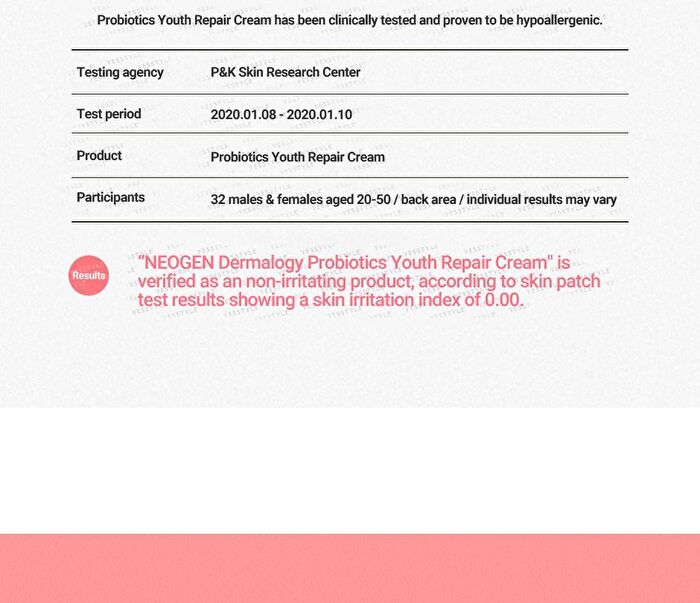 Probiotics Youth Repair Cream - 50g
