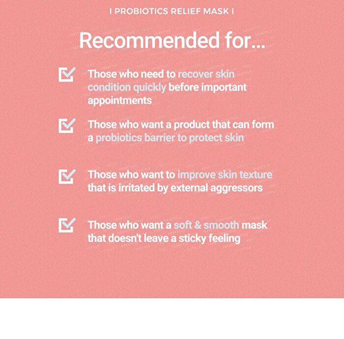 Neogen Probiotics Relief Mask Set - 25g x 5 pcs