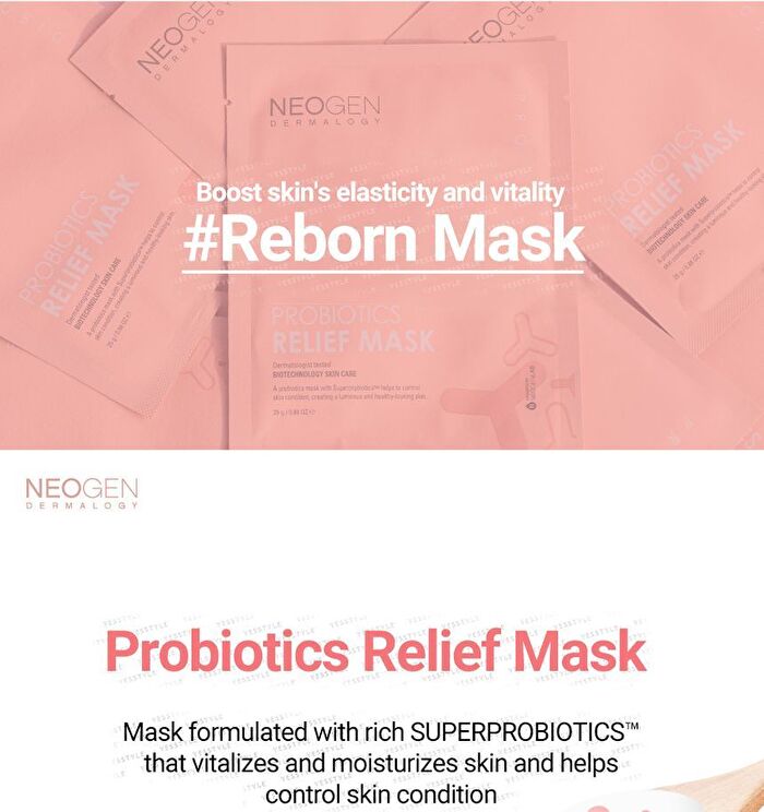Neogen Probiotics Relief Mask Set - 25g x 5 pcs