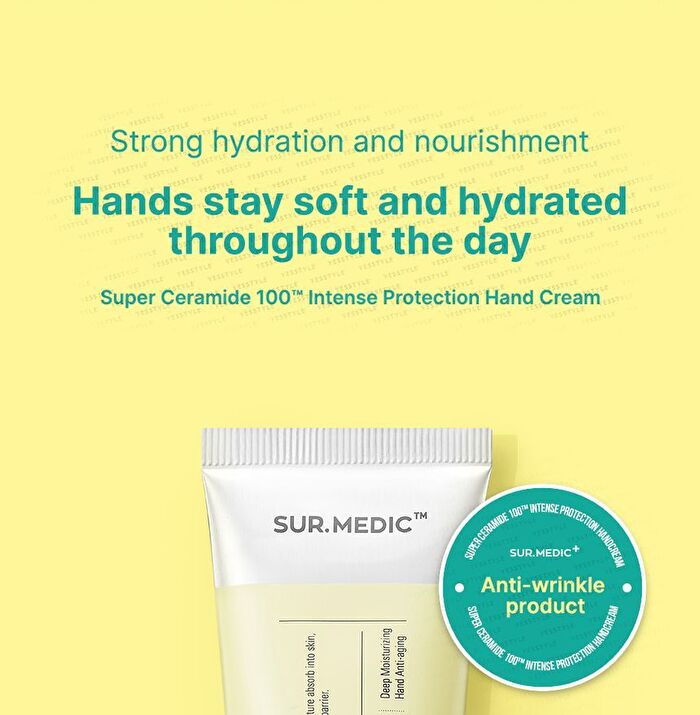 Surmedic Super Ceramide 100TM Intense Protection Hand Cream - 45ml