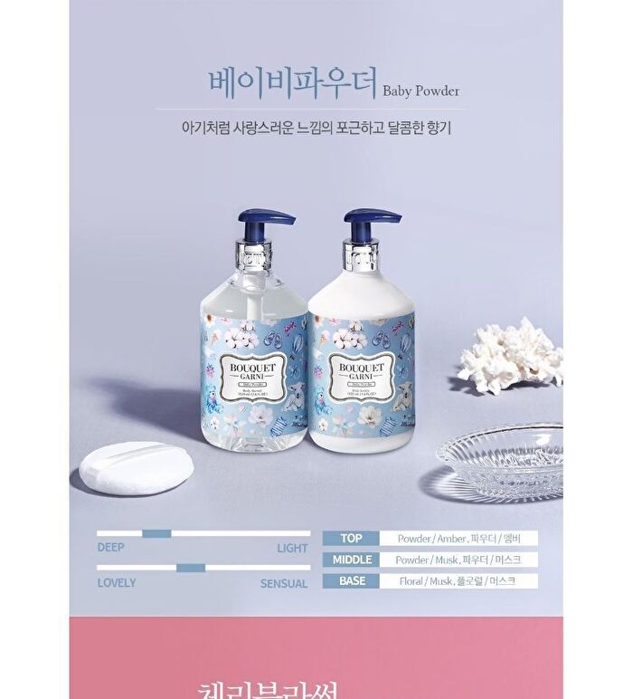 Bouquet Garni Body Shower - 8 Types - 520ml - Vanilla Musk