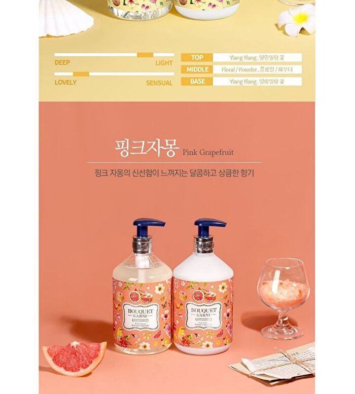 Bouquet Garni Body Lotion - 8 Types - 520ml - Vanilla Musk