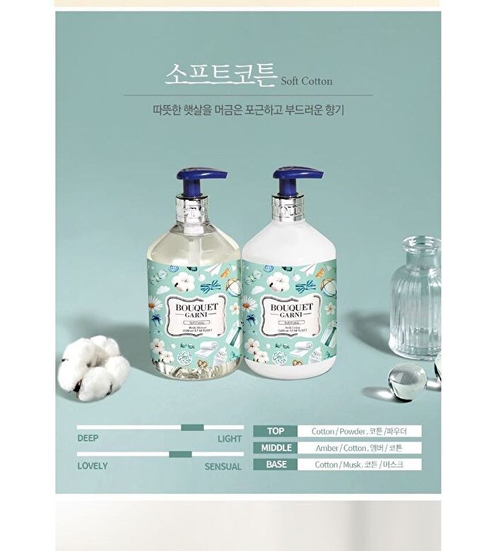 Bouquet Garni Body Lotion - 8 Types - 520ml - Vanilla Musk